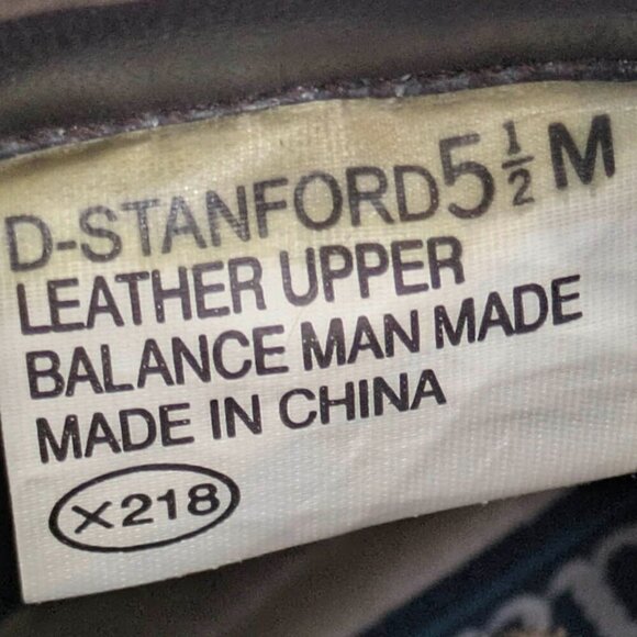 Danexx Stanford Ankle Boot Womens 5.5M Brown Leather Lace Up Bootie Active - Picture 6 of 6